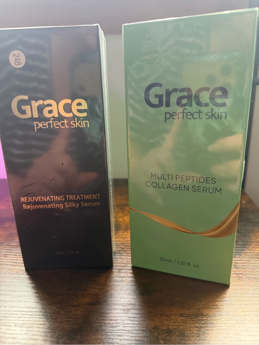 Grace Perfect Skin Multi-Peptides Collagen Serum & Rejuvenating Silky Serum